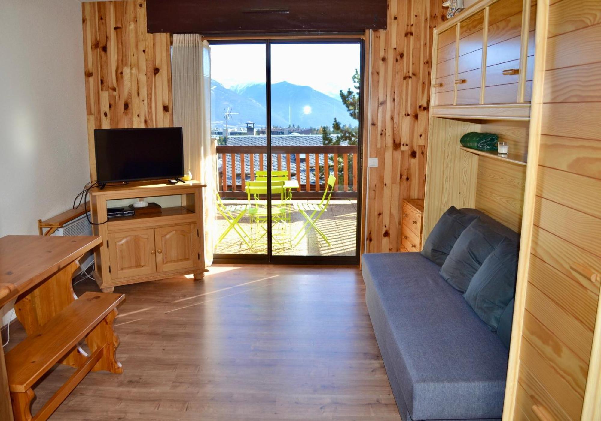 Studio Cabine Chaleureux A Pyrenees 2000 - Wifi Et Parking Prive Bolquere Pyrenees 2000 Eksteriør billede