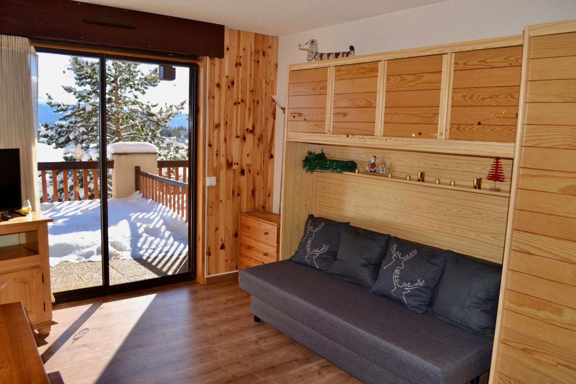 Studio Cabine Chaleureux A Pyrenees 2000 - Wifi Et Parking Prive Bolquere Pyrenees 2000 Eksteriør billede